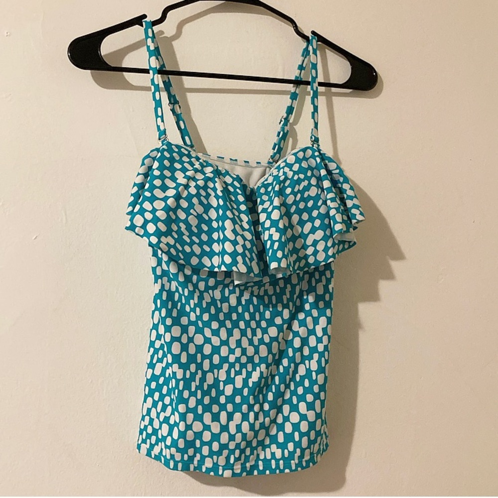 *2/$20* PolkaDot Ruffle Tankini Swim Top - Small (4-6) - NEW